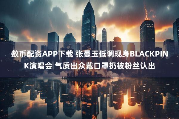 数币配资APP下载 张曼玉低调现身BLACKPINK演唱会 气质出众戴口罩扔被粉丝认出