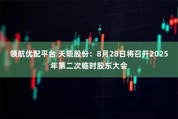 领航优配平台 天能股份：8月28日将召开2025年第二次临时股东大会